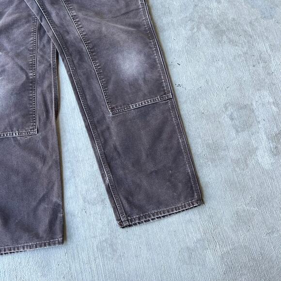 Carhartt faded brown double knee work wear carpenter pants - Picture 3 of 9